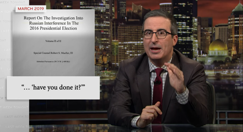 Watch: John Oliver Explains Why Trump Should Be Impeached