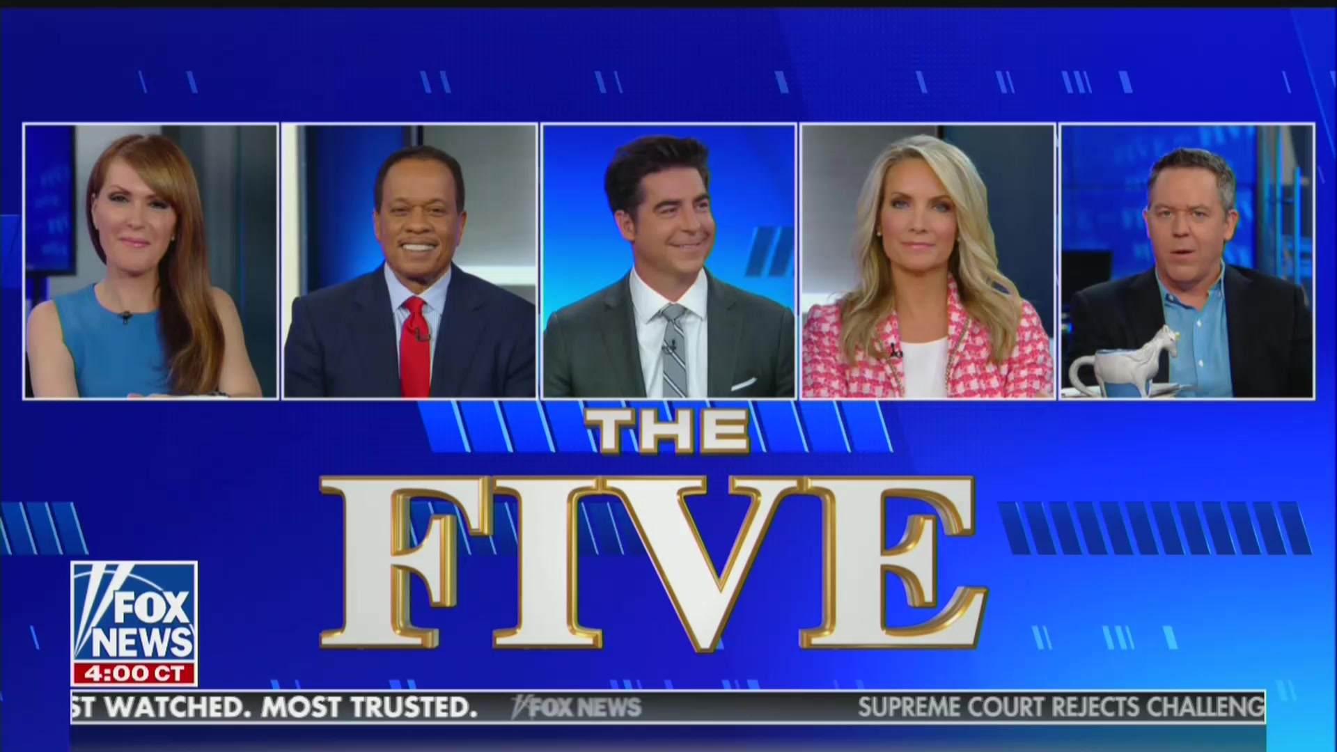 ‘The Five’ Defeats Maddow in Total Viewers on Monday, Fox Beats CNN and MSNBC Combined in Primetime