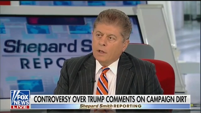 Fox’s Judge Nap: Seems Trump ‘Is Prepared to Commit a Felony’ After ABC Interview