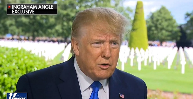 Trump Tells Laura Ingraham That Mueller Made ‘Fool of Himself’ in Testimony That Never Happened