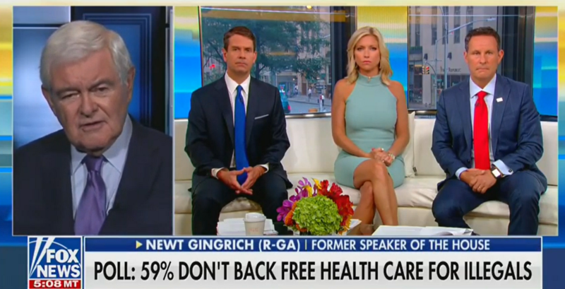 Newt Gingrich: Sick People From The Entire Planet Will Sneak Into The US For Free Healthcare