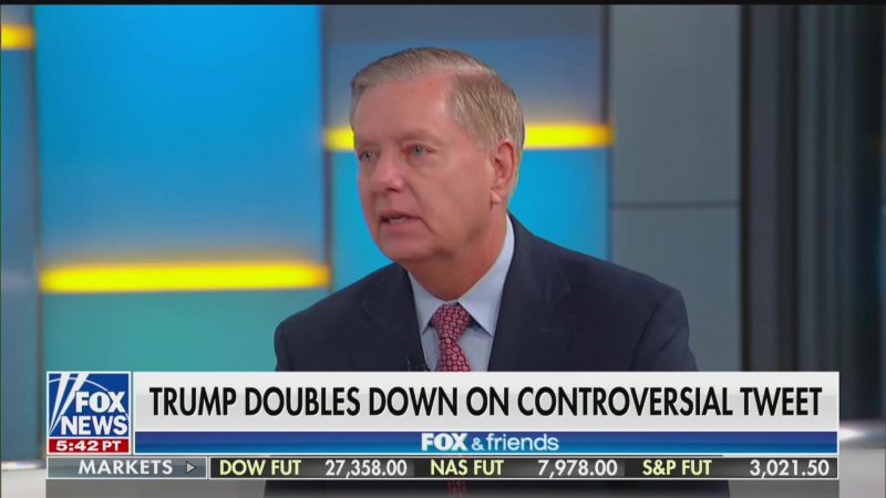 Lindsey Graham Has Trump’s Back on ‘Fox & Friends’: The Squad Are ‘Communists’ Who Hate America