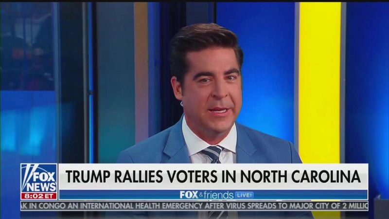 Fox News’ Jesse Watters Compares ‘Send Her Back’ to Football Game Chants