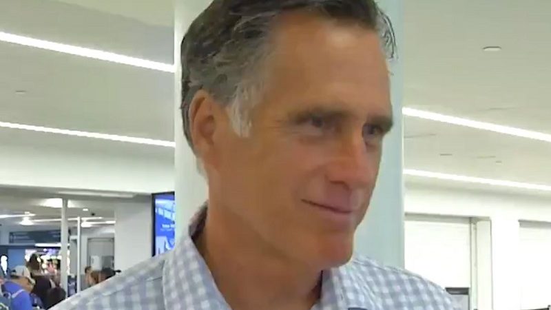 Mitt Romney Wimps Out, Can’t Bring Himself to Call Trump’s Tweets Racist