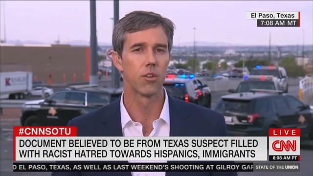 Beto O’Rourke: ‘Racist’ Trump Is ‘Giving People Permission to Do’ Mass Shootings