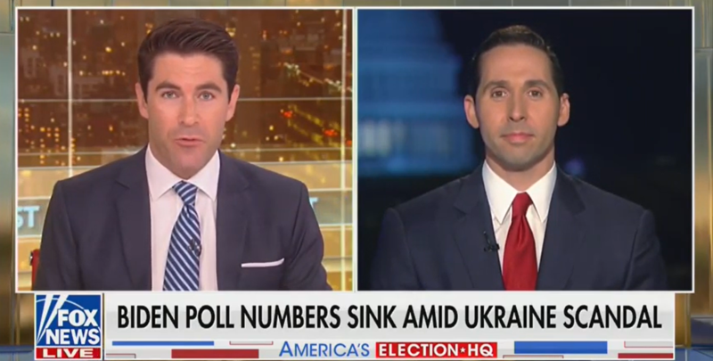 Fox News Guest Blames Ukraine Scandal For Joe Biden’s Poll Numbers