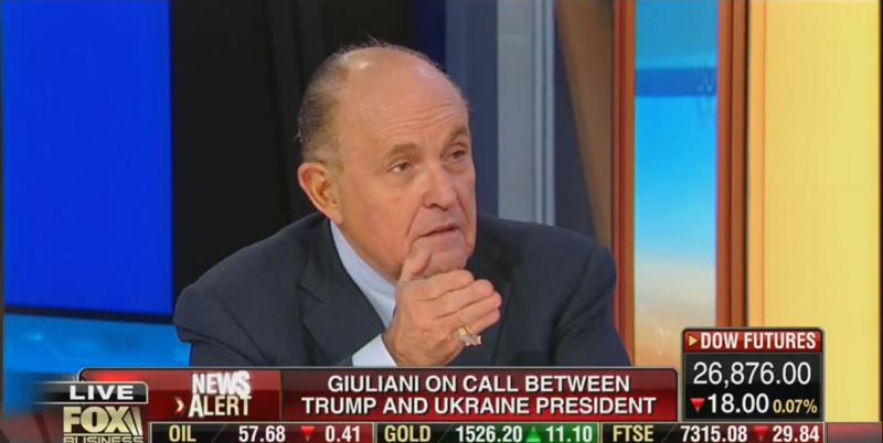 Rudy Giuliani Links George Soros to His Biden/Ukraine Conspiracy Theory