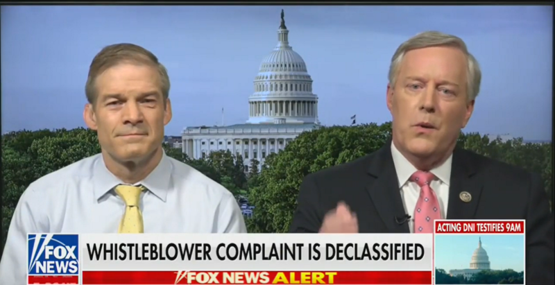 GOP Rep. Jim Jordan: Intel Community Is ‘Getting Back’ at Trump with Whistleblower Complaint