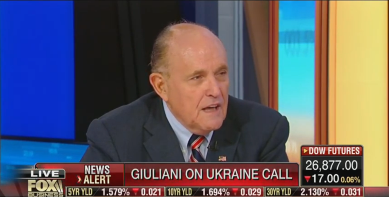 Rudy Giuliani: ‘I Can’t Tell You If It’s 100%’ That Trump Didn’t Threaten Ukraine Aid