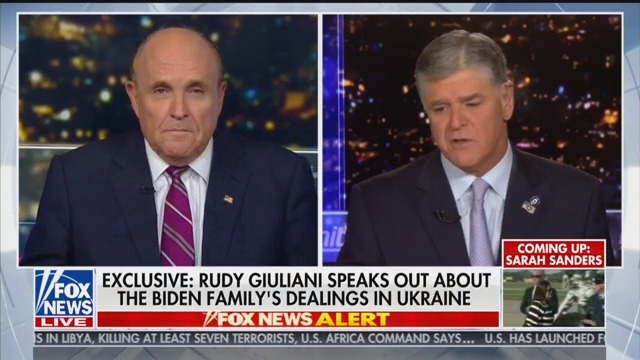 Rudy Giuliani to Hannity: ‘I’m Weighing the Alternatives’ of Testifying to Congress
