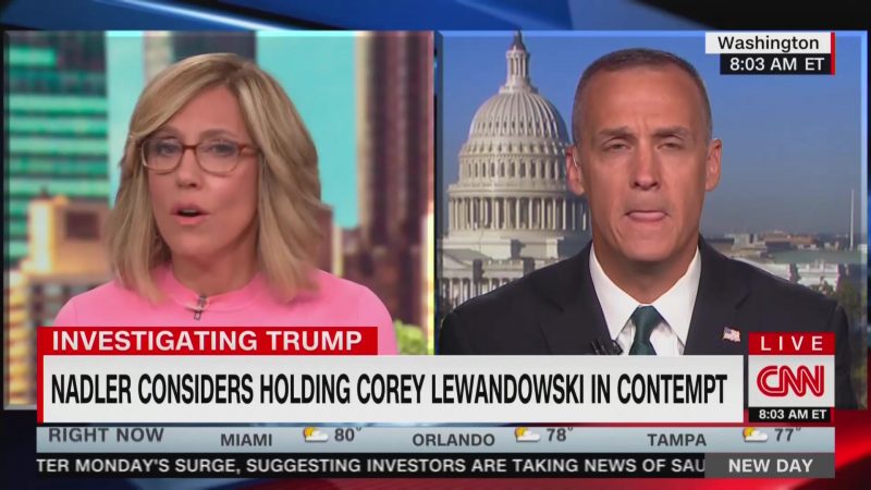 CNN Brings On Corey Lewandowski a Day After He Admits He Lies to the Press