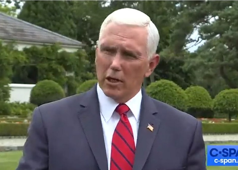 Mike Pence Says Criticism of His Stay at Trump Golf Club While on State Visit Is Just ‘Political Attacks by Democrats’