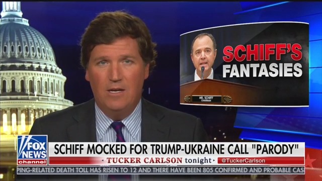 Tucker Carlson Says House Intel Chair Adam Schiff Is ‘Clearly, Demonstrably Mentally Ill’