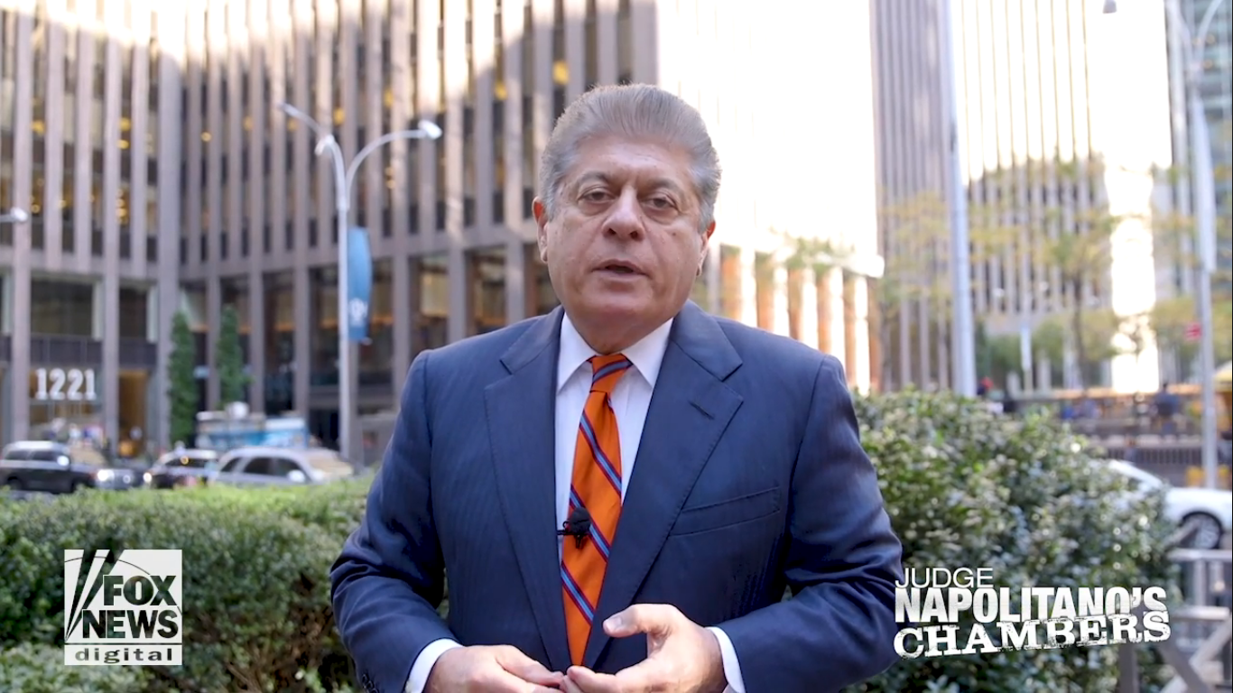 Fox News’ Judge Napolitano Questions Trump’s Fitness for Office: He Disparages the Constitution