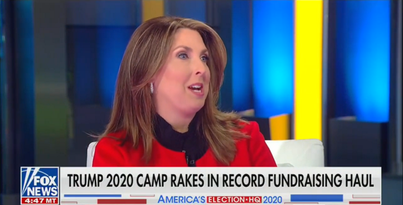 RNC Chair Ronna McDaniel: ‘Dollars Are The Polls Right Now’