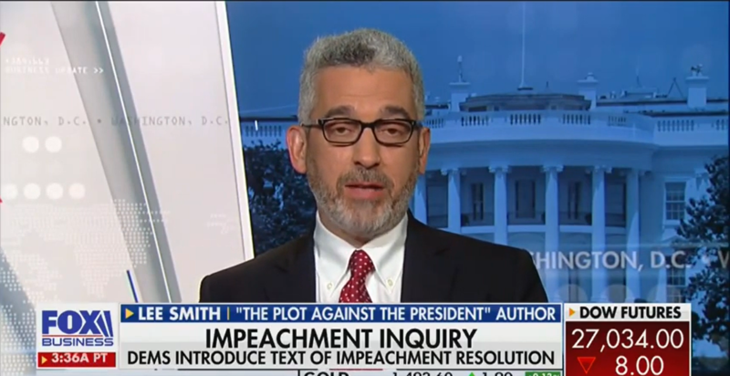 Fox Business Guest: Impeachment Is ‘A Secret Ritual Conducted By a Cult’