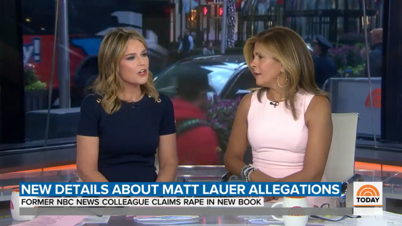 Today Show Hosts Respond to ‘Appallingly Horrific’ Matt Lauer Rape Allegations