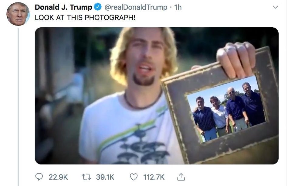 Twitter Has Field Day After Nickelback Pulls Down Trump Video