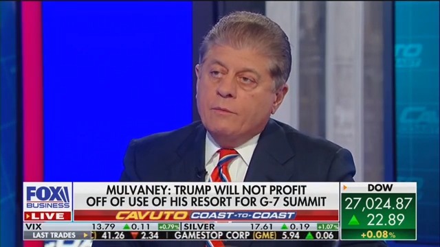 Fox’s Judge Nap: Doral Hosting G-7 Is as ‘Profound a Violation’ of Emoluments Clause as ‘One Could Create’