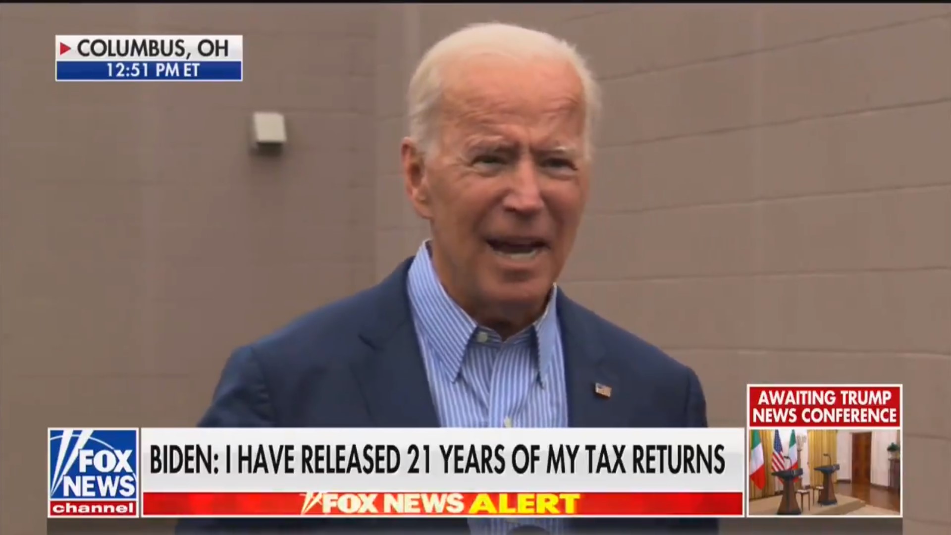 Joe Biden to Trump: ‘Release Your Tax Returns or Shut Up!’