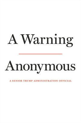 Anonymous’ New Book – A Warning – Reveals Nothing More than His or Her Own Mercenary Cynicism
