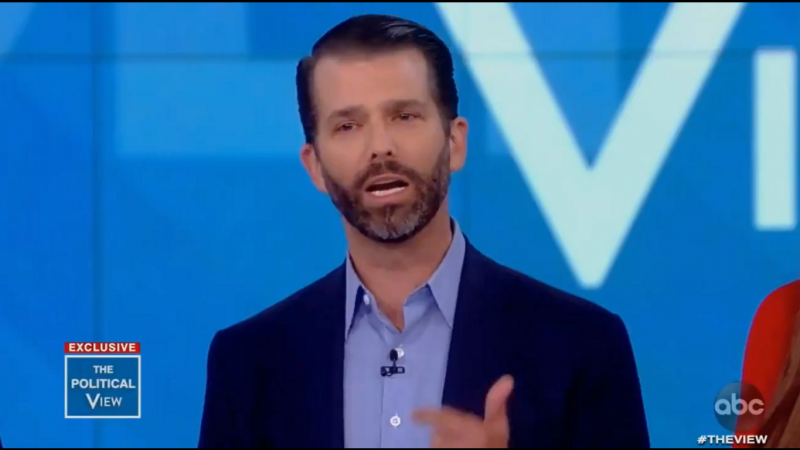 The View’s Abby Huntsman Grills Donald Trump Jr. on Releasing Name of Alleged Whistleblower