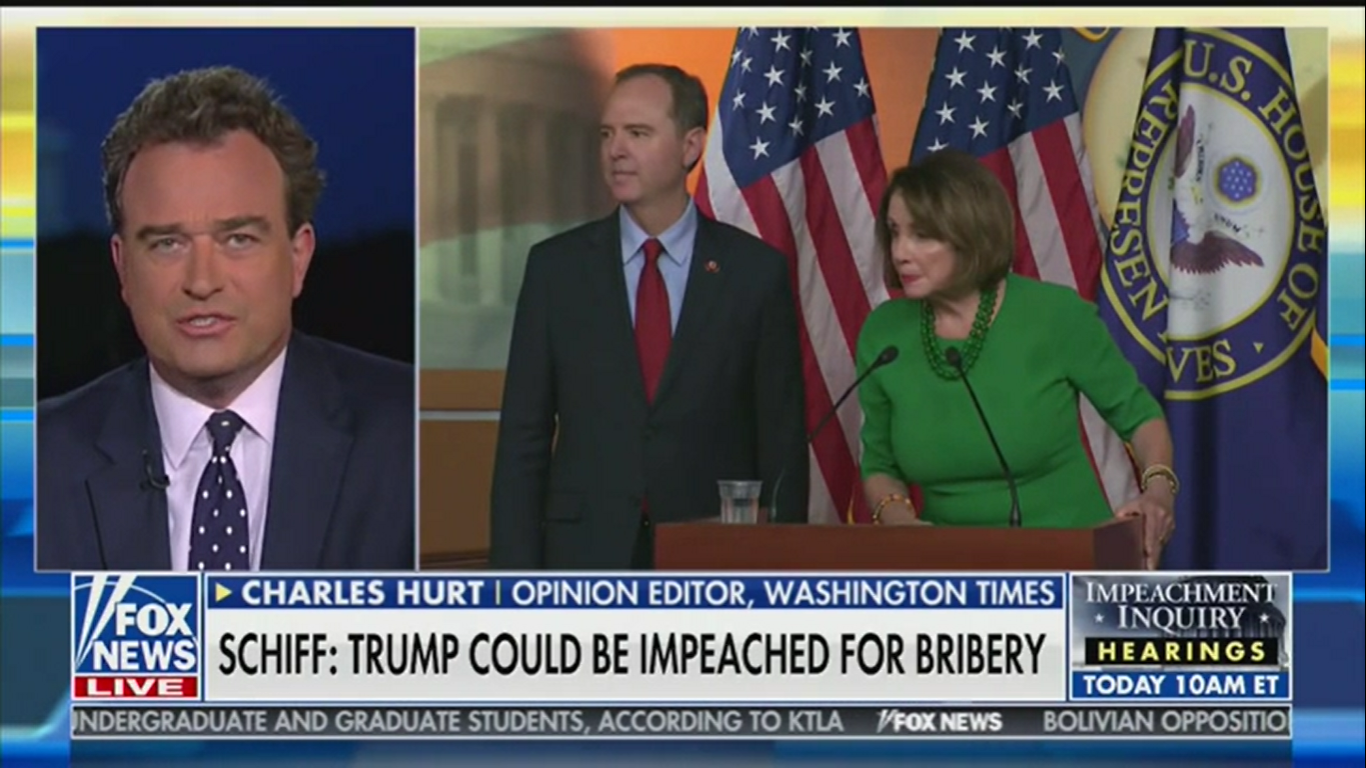Fox News Contributor: Democrats Are Using ‘Squirrelly Words’ Like Bribery Because ‘They Can’t Specify’ What Law Trump Broke