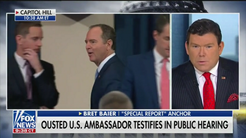 Fox’s Bret Baier: Trump Attacking Yovanovitch During Hearing Added Another ‘Article of Impeachment’