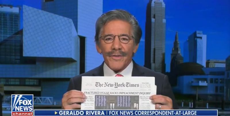 Fox’s Geraldo Rivera: ‘Grotesquely Unfair’ Impeachment Will Lead to ‘Kind of Tea Party Uprising’