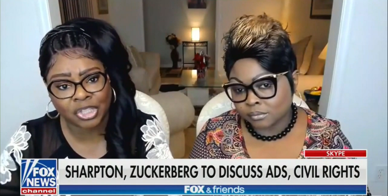 Diamond and Silk: Al Sharpton Is ‘Trying to Put in Voter Suppression’ Over Facebook Ads