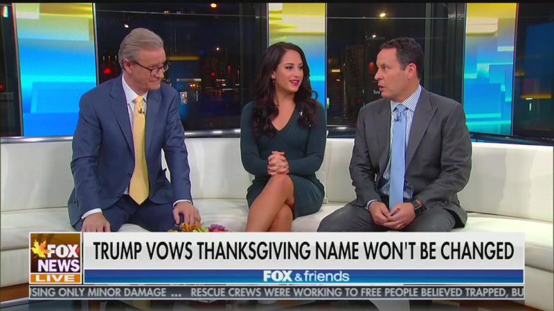 Fox & Friends Backs Trump’s ‘War on Thanksgiving’ Conspiracy He Got From Fox