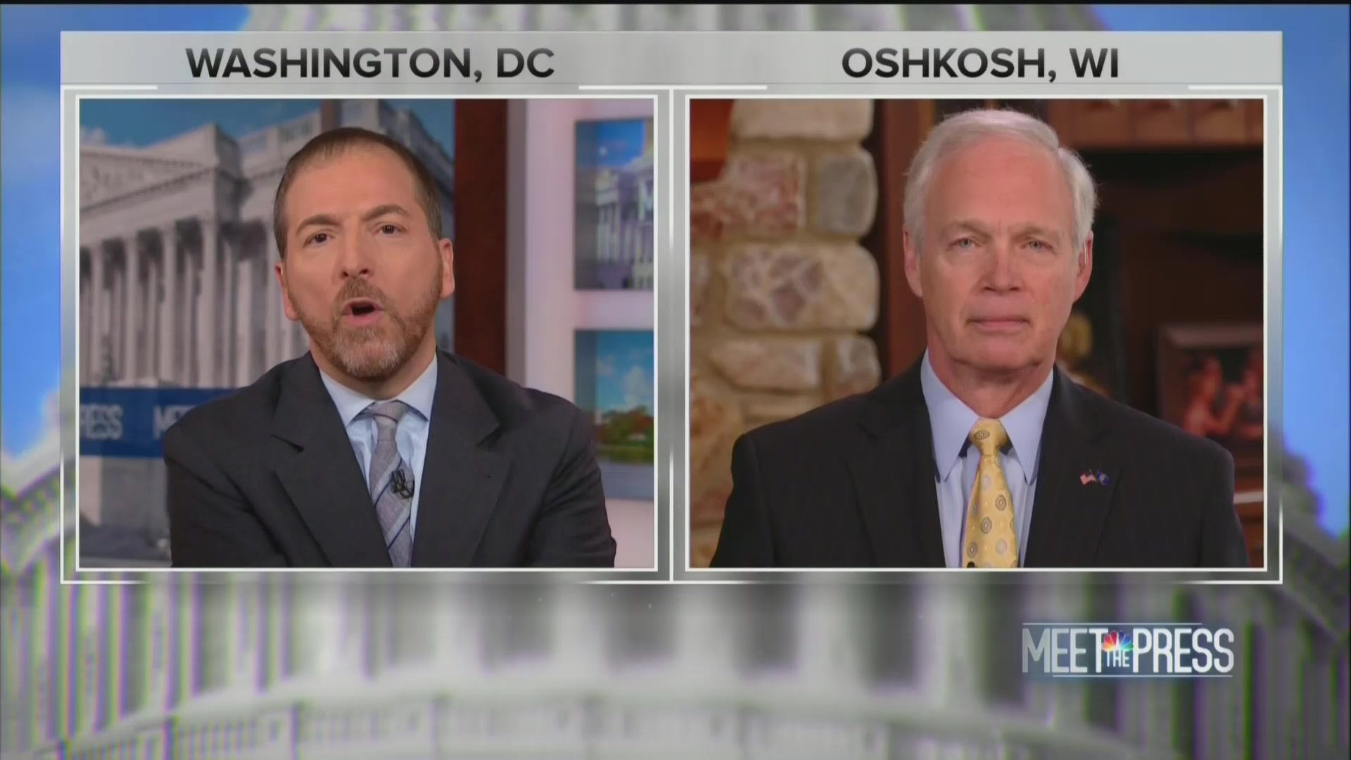 Chuck Todd Grills Ron Johnson: You Blame Ukraine Scandal on ‘Everybody’ but Trump