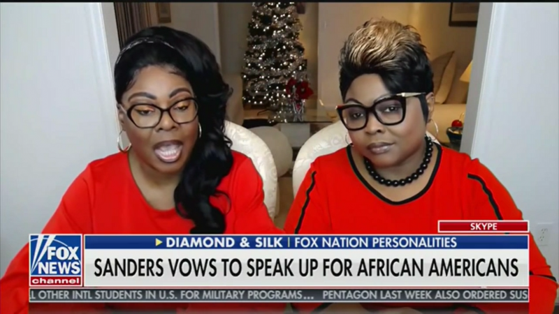 Diamond and Silk: Bernie Sanders Wants to Keep Black People ‘Enslaved to the Government’