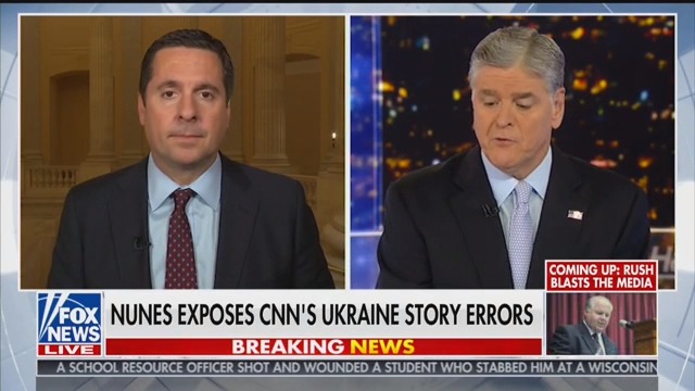 Devin Nunes Tells Hannity ‘I Don’t Really Recall’ Lev Parnas Calls