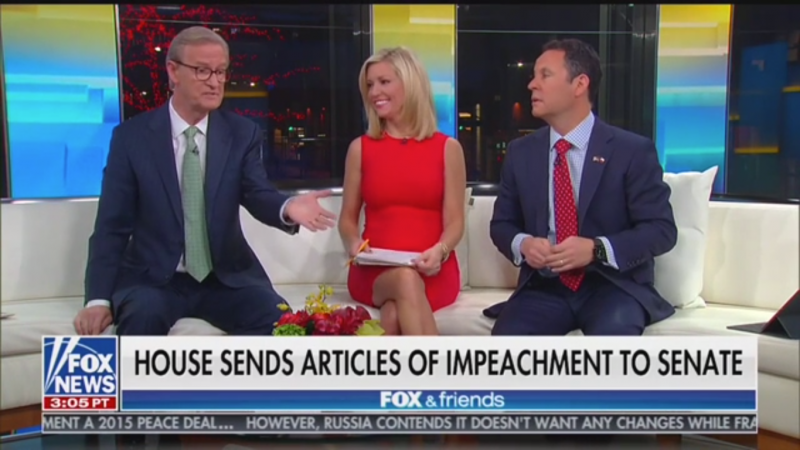 Fox’s Steve Doocy: Trump Could Use State of the Union to ‘Be His Own Witness’ on Impeachment