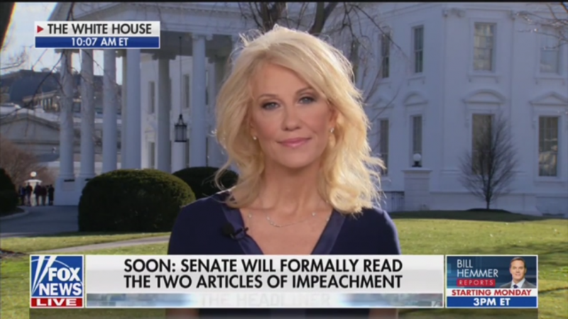 Kellyanne Conway Refuses to Say if Lev Parnas’ New Allegations Are True or False