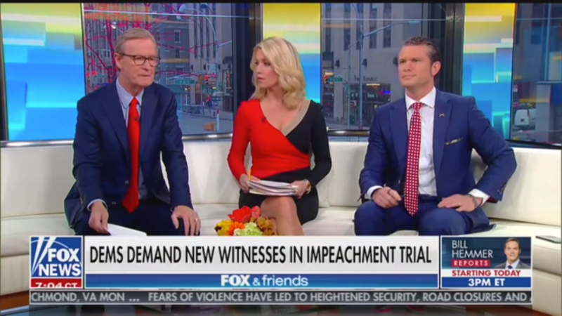 Fox’s Ainsley Earhardt on Impeachment Witnesses: ‘Not the Senate’s Job to Redo’ House Investigation