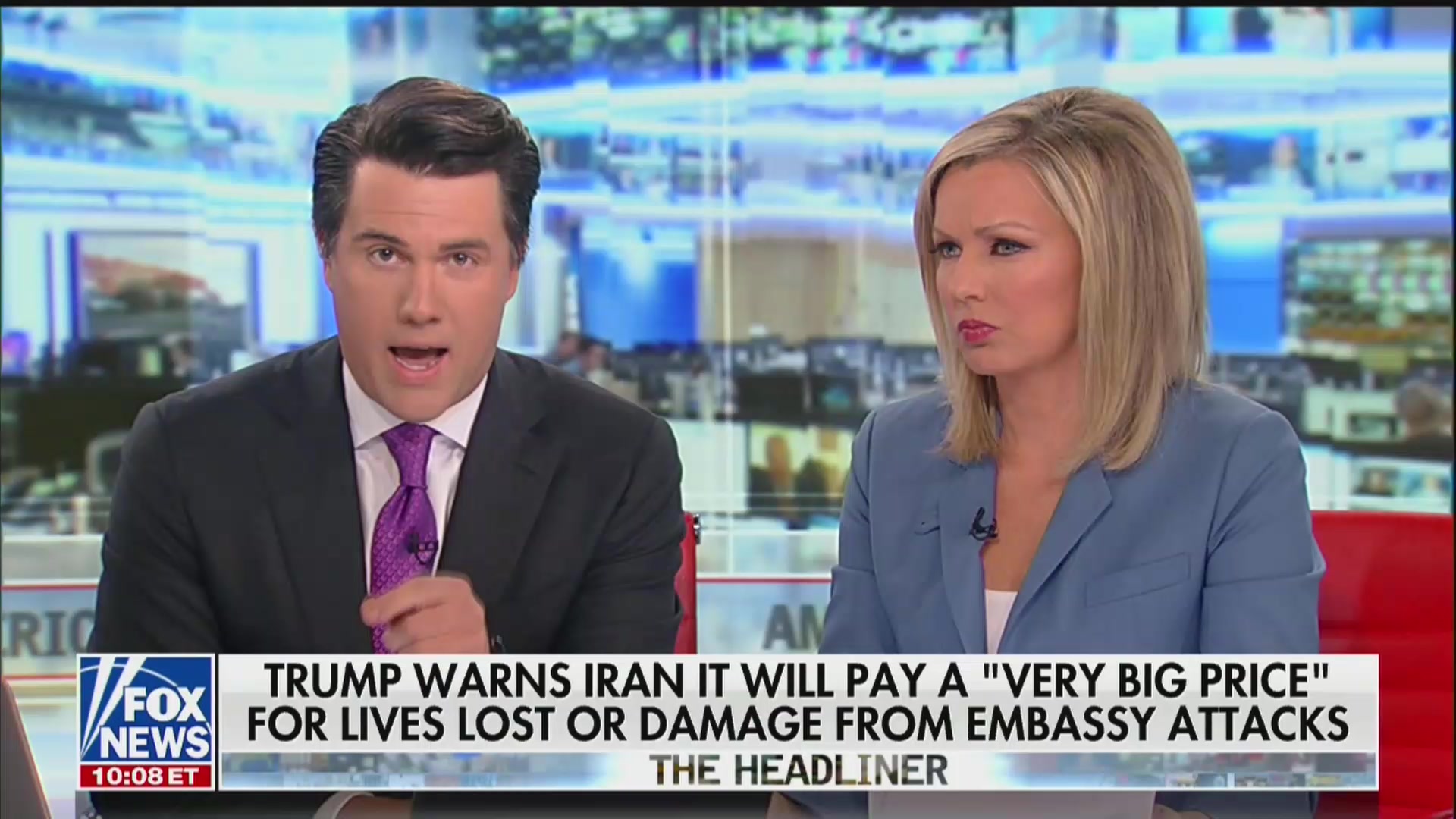 ‘Bullies Understand a Punch in the Nose’: Fox Anchor Seemingly Advocates for Military Action