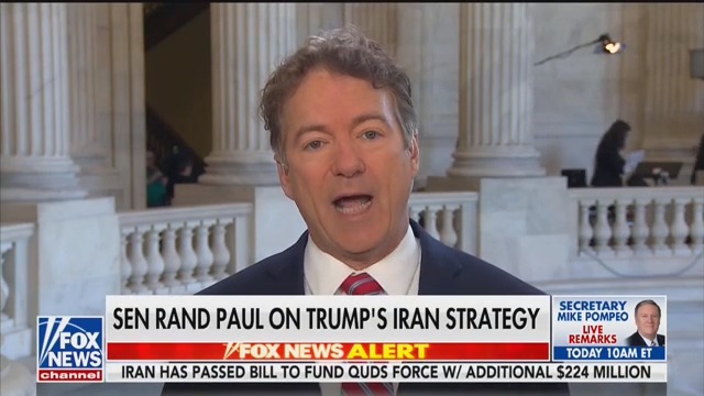 Rand Paul Rebukes Trump for Killing Soleimani, Says There Was ‘Less Violence’ During Iran Deal