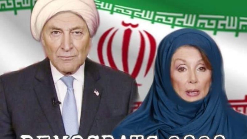Trump Retweets Photoshopped Image of Pelosi and Schumer in Front of Iranian Flag