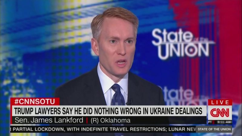Lankford Downplays Trump Discussing Ukraine, Yovanovitch with Giuliani Associates