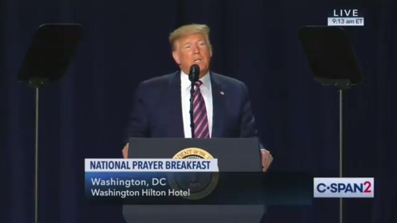 Trump: ‘I Don’t Like People Who Use Their Faith as Justification’ for Doing the Wrong Thing