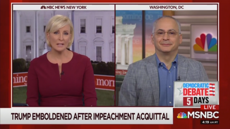 MSNBC Guest: Bill Bar Was ‘Genuinely Upset’ Because Trump Was Making It Harder to Protect Him