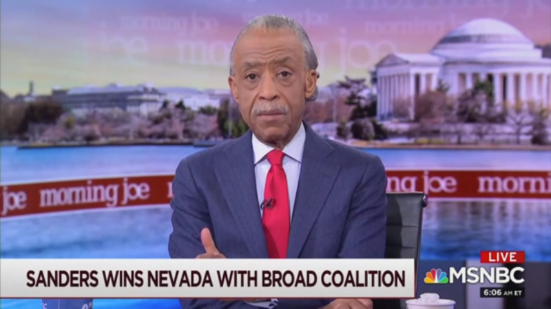 Rev. Al Sharpton: Sanders Needs to ‘Broaden His Base’ or He’ll Put House and Senate Seats ‘In Jeopardy’