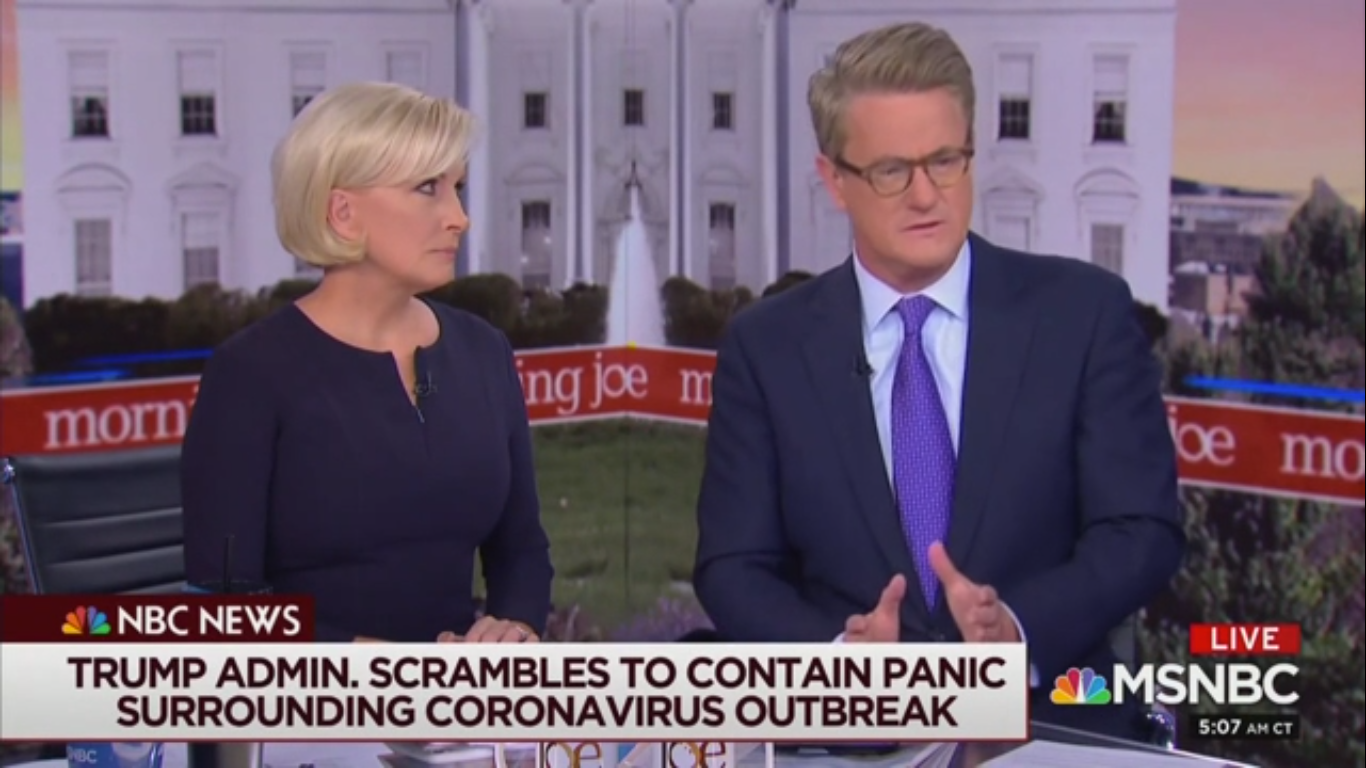 Joe Scarborough Was ‘Very Pleased and Actually Comforted’ by Trump’s Coronavirus Press Conference