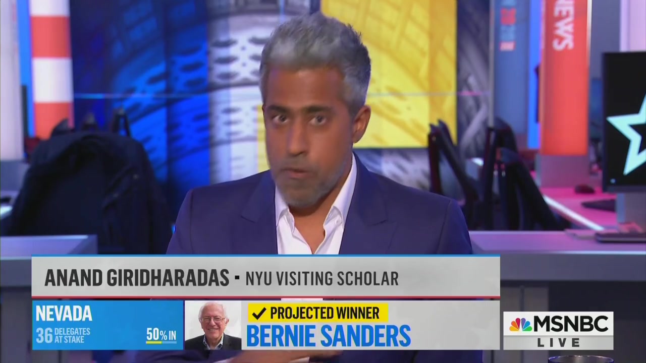 MSNBC Analyst Calls Out Colleague Chris Matthews for Bernie Nazi Analogy