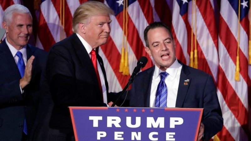 Trump Kept Asking Reince Priebus About Badgers and Wanted to See Photos, Book Claims