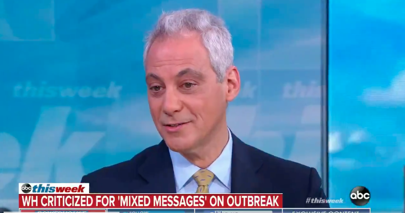 Trump Not Having Rallies Due to Coronavirus Would ‘Psychologically Torment Him,’ Rahm Emanuel Says