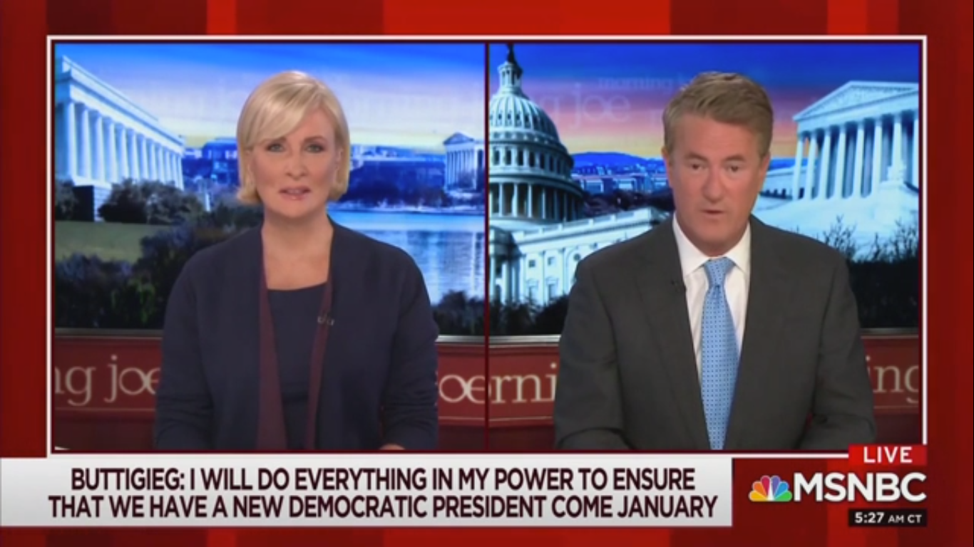 Joe Scarborough Compares Pete Buttigieg to George Washington and Frank Sinatra for ‘Strategic Retreat’