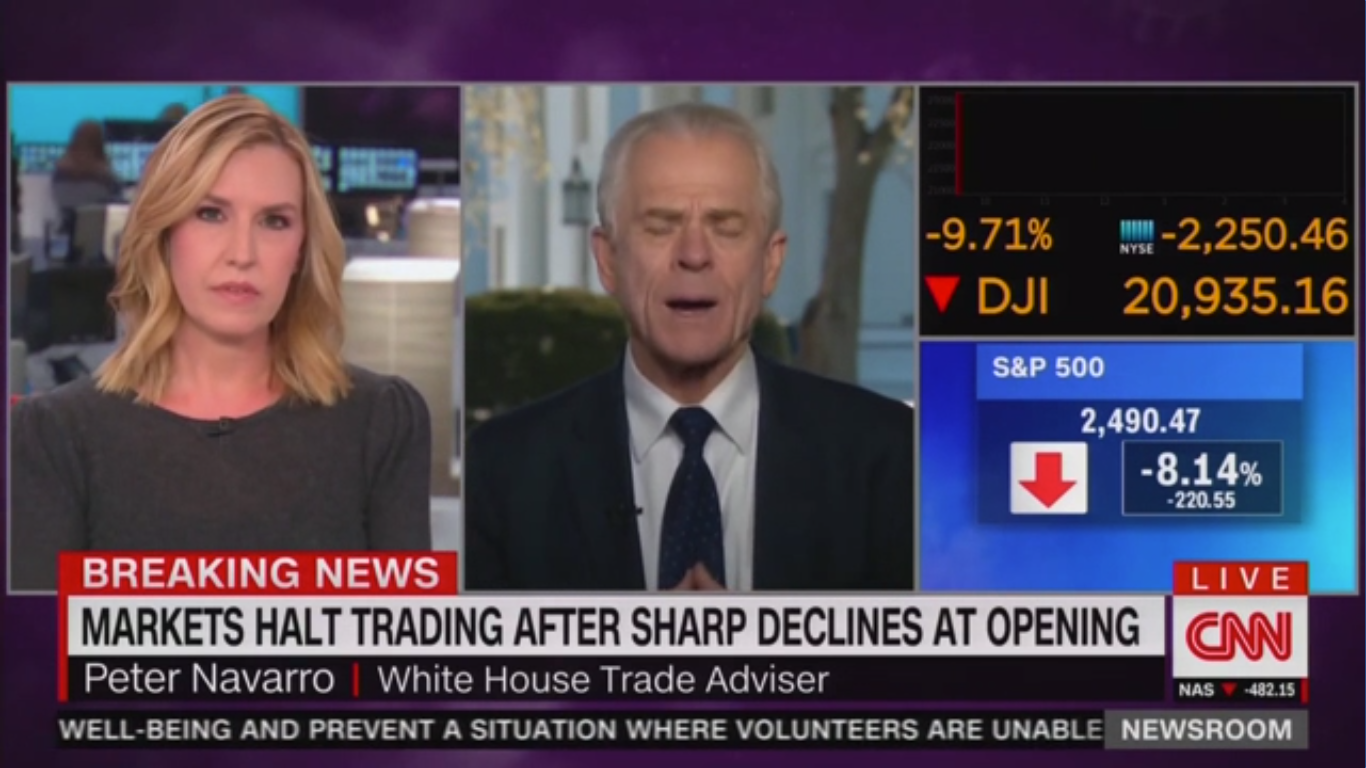 CNN’s Poppy Harlow Grills Navarro on Stock Market Losses: ‘This is Freaking People Out, Peter’